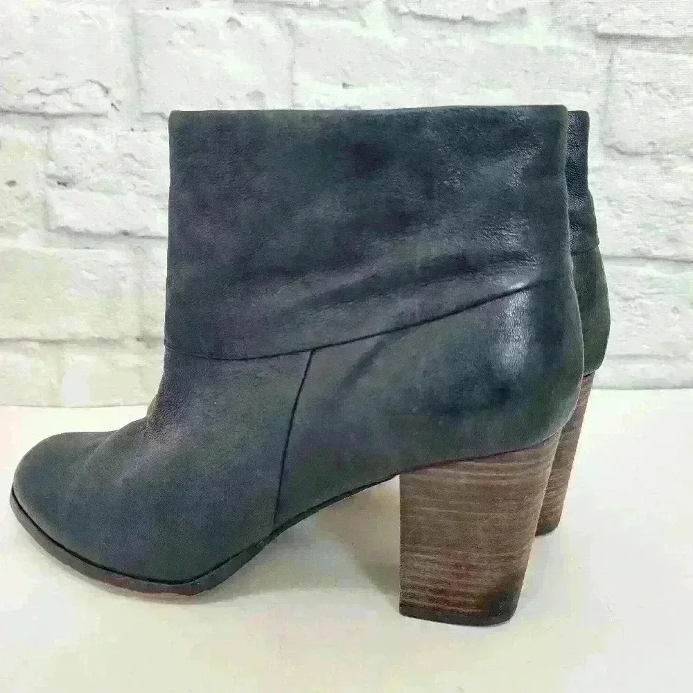 Cole Haan Cassidy Black Leather Bootie Sz 8.5 - Picture 8 of 16